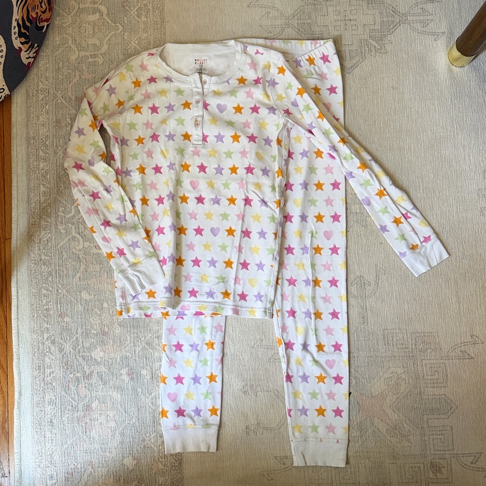 Roller Rabbit Multicolor Star Kids Pajama Set